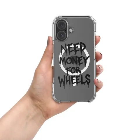 Need Money For Wheels MagSafe Clear Case (iPhone)
